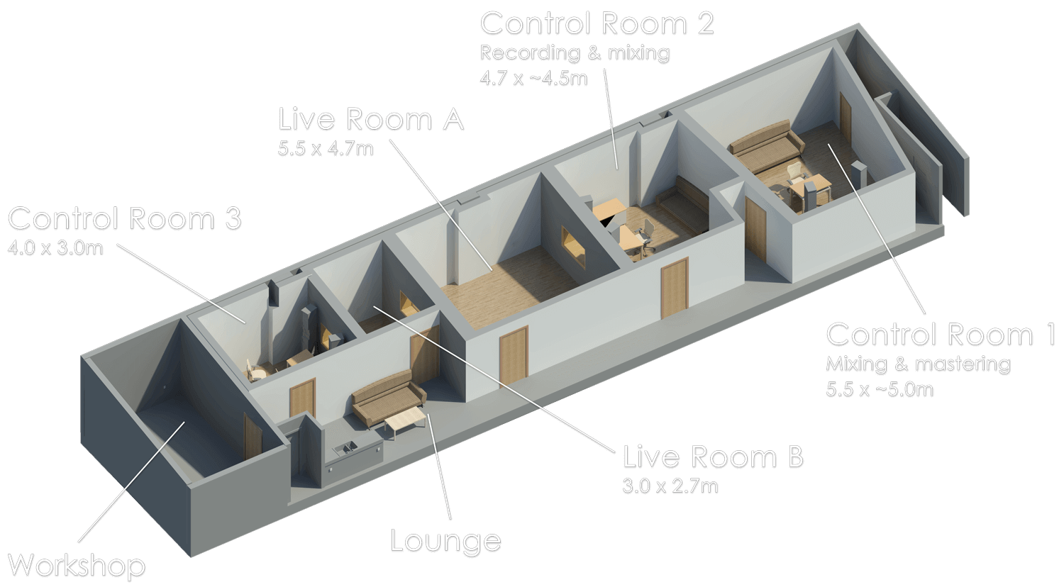 Studio floor plan